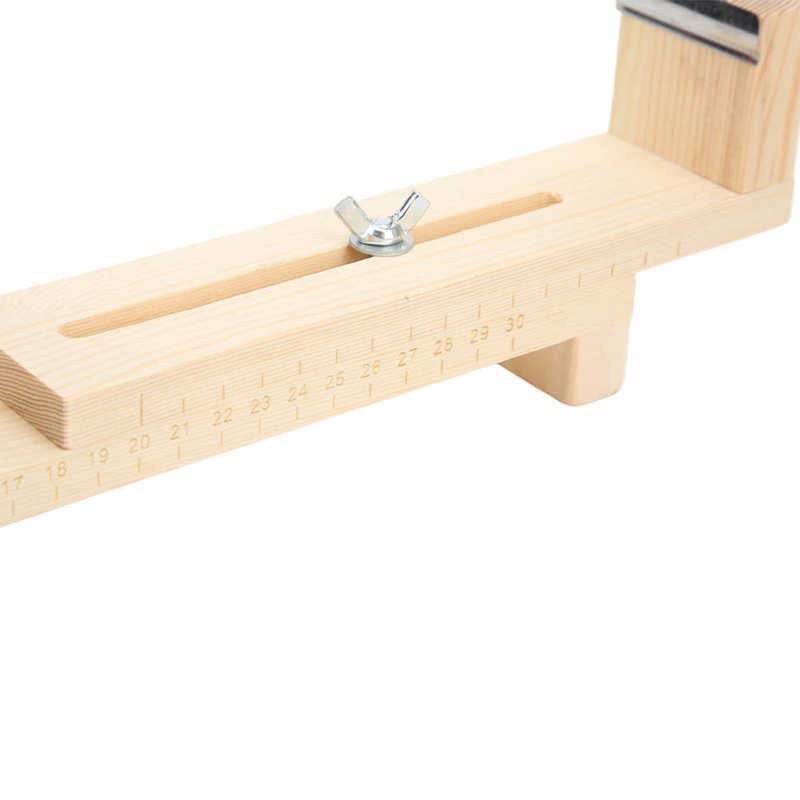 Wooden Weaving Rack Bracelet Weaving Rack Solid Wood with Clips for Bracelet for Necklace for Rope