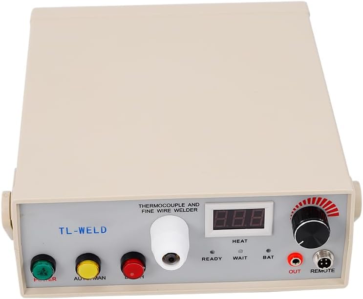 Portable Thermocouple Welder Machine Manual Control Metal Magnetic Welding Precision Microelectronics 0.15-0.8mm Welding Thickness for Metal Magnetic Welding