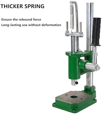 700 lb Heavy Duty Manual Arbor Press, 15.7 in Max Height, Benchtop Stamping Machine for DIY Leather Crafts, Hole Punching and Copper Cutting