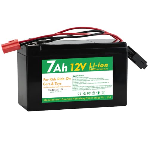 CHUNCAIL 12 V, 7 Ah Batterie lithium-ion rechargeable avec chargeur – Batterie de remplacement pour autos à monter pour enfants – vue 6