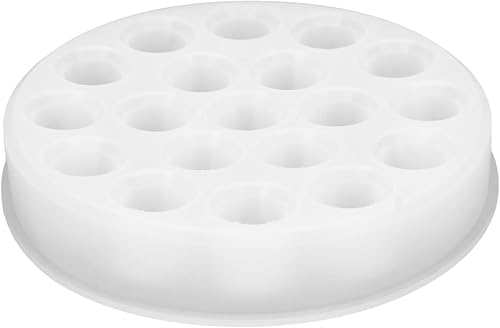 Miniatura 7 de Caja de resina, joyero de almacenamiento de lápiz labial DIY forma redonda reutilizable resina de silicona lápiz labial soporte de almacenamiento