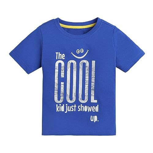 Image of Hopscotch Boy's Cotton Regular Fit T-Shirt