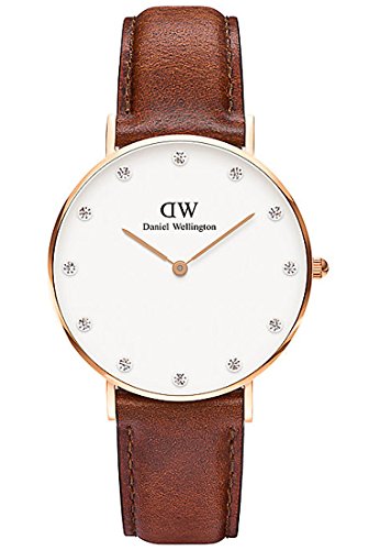Daniel Wellington Femme Analogique Quartz Montre avec Bracelet en Cuir...