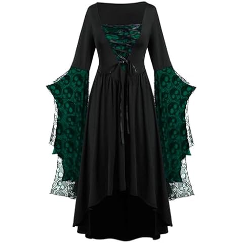Gothic Lace-up Dress for Women Cover