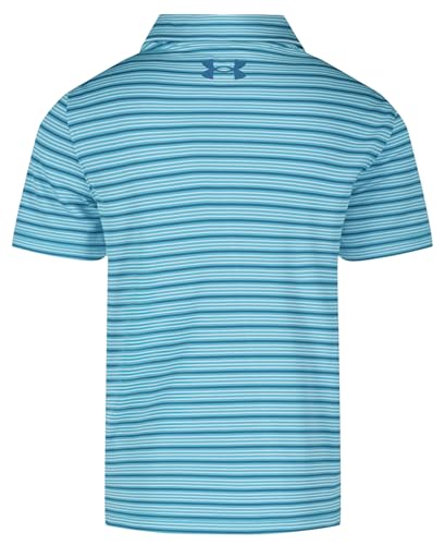 Image of Under Armour Boys' Matchplay Short Sleeve Golf Polo, Lightweight Performance Stretch, Logo Detailing