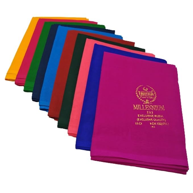 2x2 Rubia Cotton Millennium Export Quality Cotton Unstitched Blouse APX 1 MTS Fabric Multi-Colour (Pack of 10 Piece