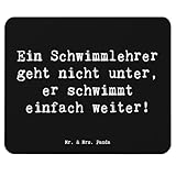 Mr. & Mrs. Panda Mouse Pad Spruch Schwimmlehrer Motivation - Geschenk, Lehrer, mauspad Laptop, mousematte, Energie, Mousepad, Hommage, mausteppich, Berufsgestaltung, Beruf, Schwimmausbildung