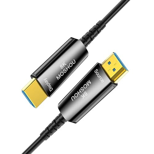 MOSHOU 8K t@Co[ HDMI P[u HDMI2.1Ki ɍ׃^Cv Oa3.5mm CuzMΉ 8K@60/120Hz 4K@60/120/144/240Hz 48Gbpsш敝 OM4t@CoRA̗p 12rbgF[x/HDR/