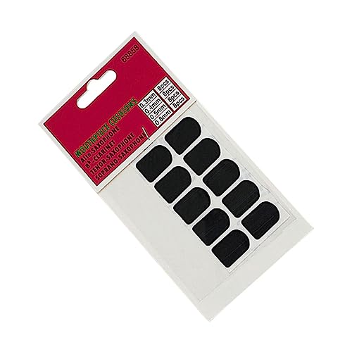 BESPORTBLE 10 Pcs Silicone Alto Saxophone Blowing Pads Comfortable Sax Patches for Teeth Protection Durable Lightweight Cushions for Beginners Easy to Use Carry Design for Practice