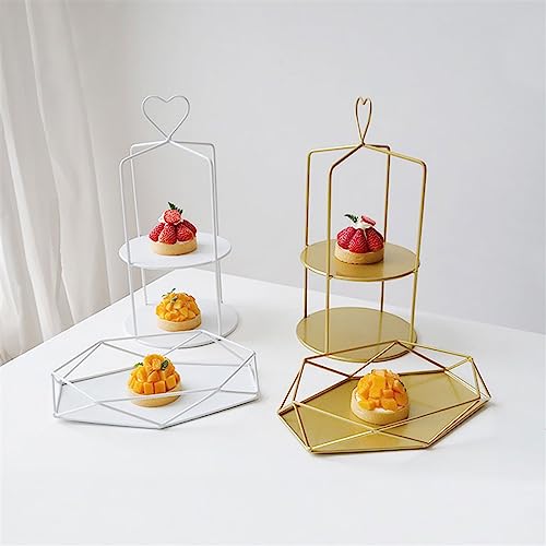 Support à desserts blanc pour table de desserts et buffet de fête - 5