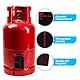 YBEATY 2 Stück Butan Gasflaschen Füllstandsanzeige Gasstand Gas-Anzeiger Gas Grill Flasche Gasanzeiger Level Indikator für Camping Haushalt Propan-Gas Propangasflaschen Butangasflaschen