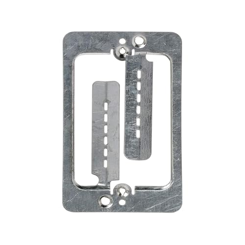Cmple - Drywall Bracket Single-Gang Standard Wall Plate - Includes Drywall Screws – Metal