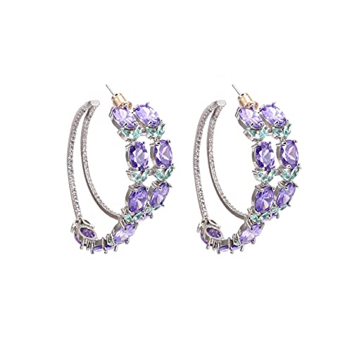 Boucles d'oreilles pendantes en zircon pour sublimer vos tenues de soirée