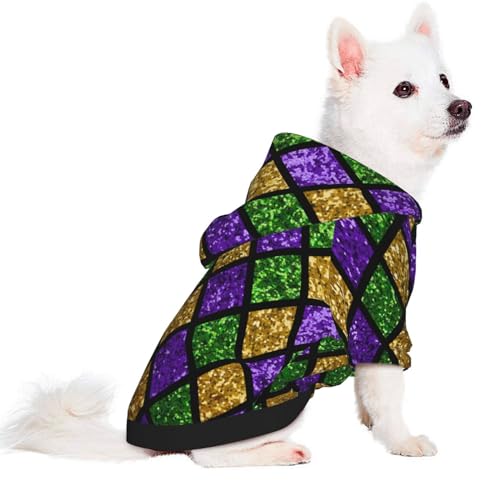 Suéter con capucha para perro AMRANDOM para invierno miniatura 2
