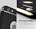 iPhone 6s Plus Case, Anole Ultra-thin 3 in 1 Anti-Scratch Fingerprint Shockproof Resist Cracking Electroplate Metal Texture Armor PC Hard Back Cover for Apple iPhone 6 Plus 5.5 Inch (Black)