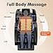 AYJOIR 2026 Massage Chair Full Body, Zero Gravity SL-Track Shiatsu Massage Recliner Chair with Body Scan, 6 Fix Point Rollers,Airbags,Deep Yoga Stretch, Heating Function, Black