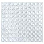 Shintop 100pcs Soft Close Dampers, Cupboard Door Stoppers Sticky Rubber Feet Bumper Pads Noise Reducer for Wall and Wooden Floor