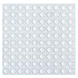 Shintop 100pcs Soft Close Dampers, Cupboard Door Stoppers Sticky Rubber Feet Bumper Pads Noise Reducer for Wall and Wooden Floor