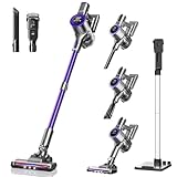 掃除機 コードレス【2025革新モデル&65Kpa超強力吸引&ホコリ自動検知＆LED液晶ディスプレイ&収納充電スタント付き】コードレス掃除機 軽量 サイクロン550Ｗ 60分長時間稼働 絡まないヘッド 2WAY 3段吸引力 HEPA多重濾過 着脱式バッテリー LEDライト付 フロア/カーペット/カーテン/ソファ/車に適用 家庭用 PSE認証済み 2年品質保証