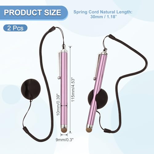 Stylet capacitif PATIKIL pour ordinateur portable rose finis les clics imprécis
