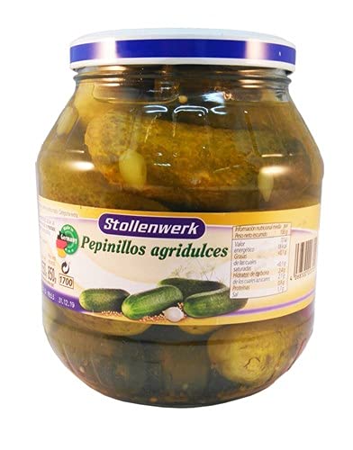 STOLLENWERK - PEPINILLOS AGRIDULCES. PACK 6 X 1.550/850GR.