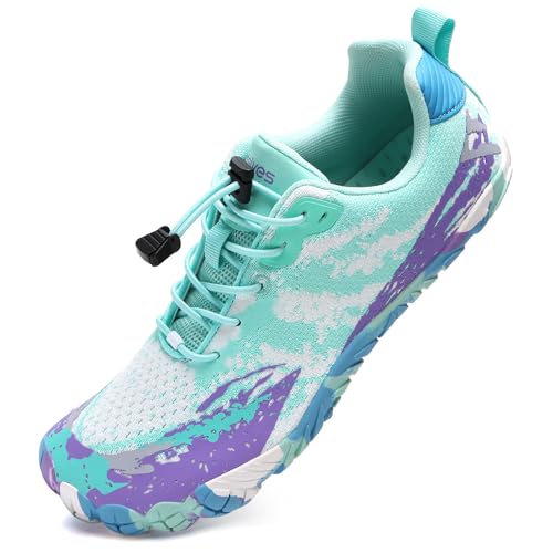 Image of WateLves Barefoot Water Shoes for Women Men Wide Toe Quick-Dry Lightweight Mesh Breathable Aqua Shoes for Beach Swim Yoga Exercise Surf Pool Boat