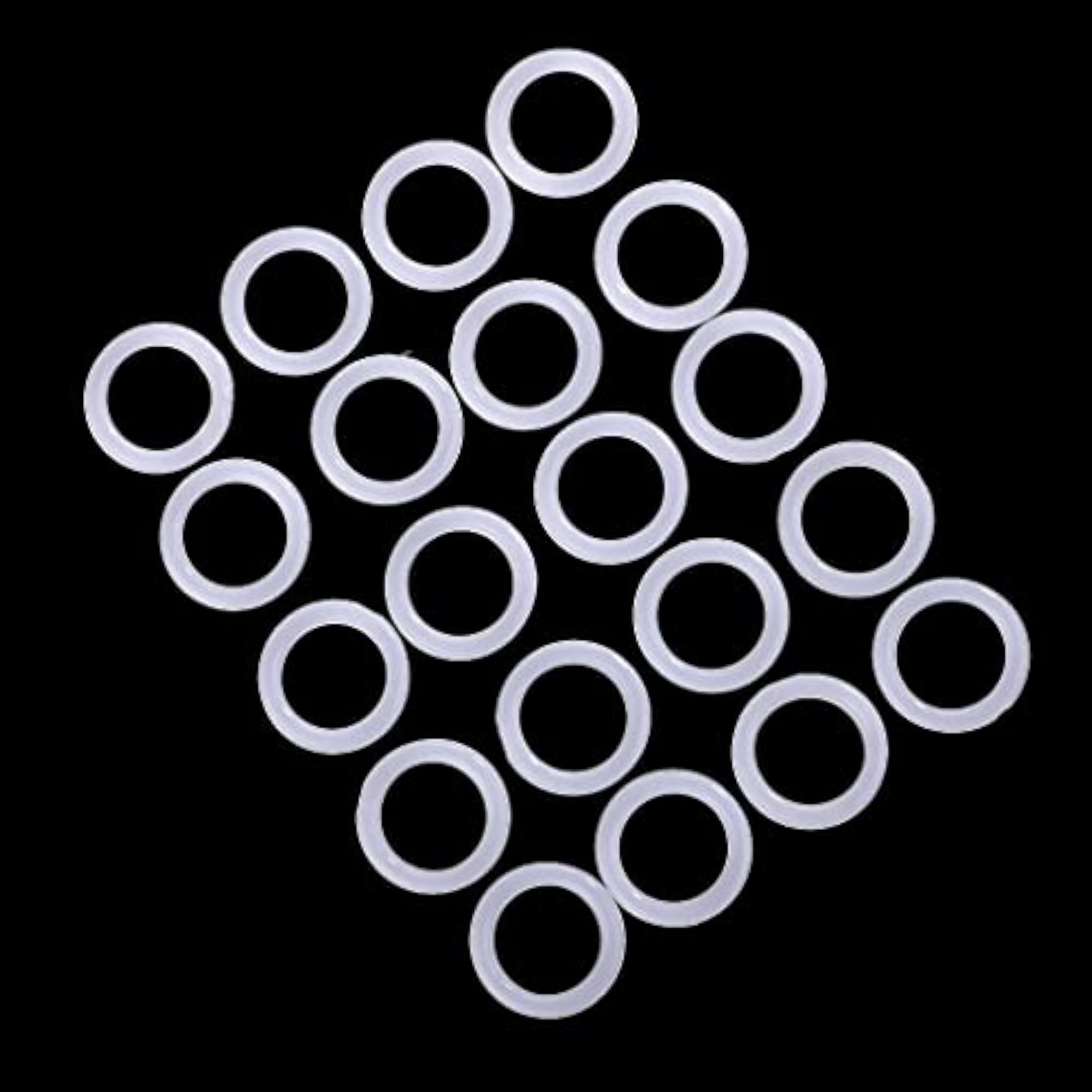 10X DIY Crochet Ring Circle Hook Tool for Handbag & Car Seat, 15Pcs