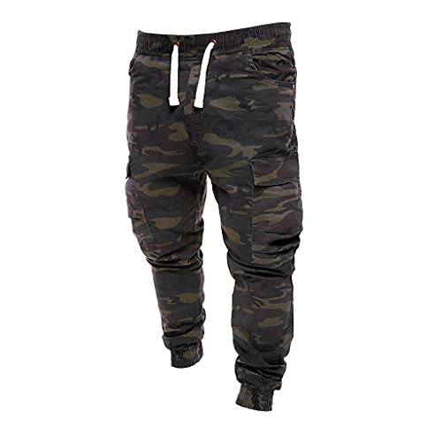 Pantalones casuales de hombre estilo camuflado miniatura 3