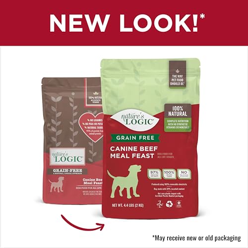 Image of NATURE'S LOGIC Grain-Free Dry Dog Food - Beef Meal Feast, 4.4 lb