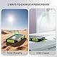 Solar Powerbank 26800mAh PD 15W Tragbares powerbank solar USB C Outdoor Wasserdichtes Externer Akku mit LED-Licht und 3 Ausgängen Solar Ladegerät für Smartphones, Tablets, Camping und mehr, Grün