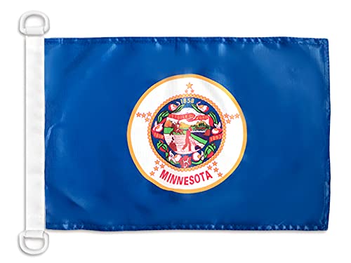 AZ FLAG Minnesota Nautical Flag 18'' x 12'', US state of Minnesota flags 30 x 45 cm, Banner 12x18 in for boat — image 1