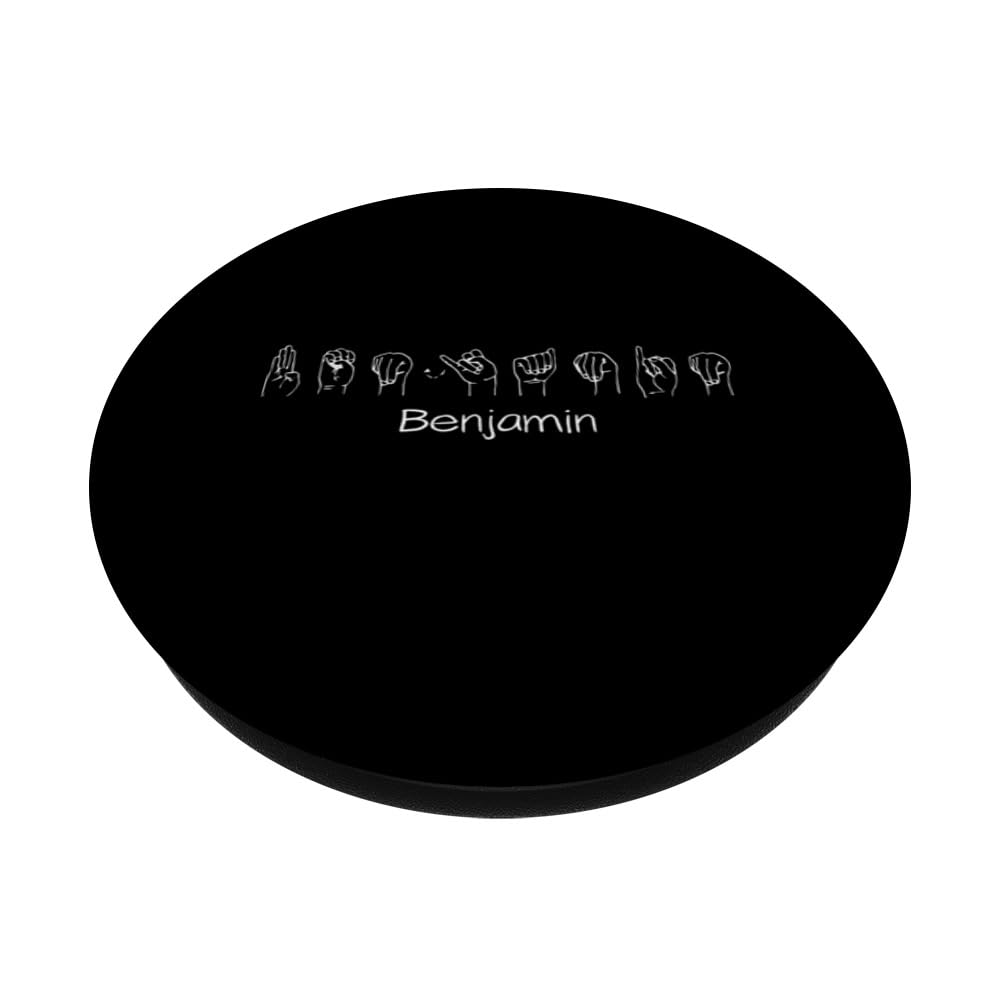 Amazon.com: Benjamin Sign Language ASL PopSockets Adhesive PopGrip