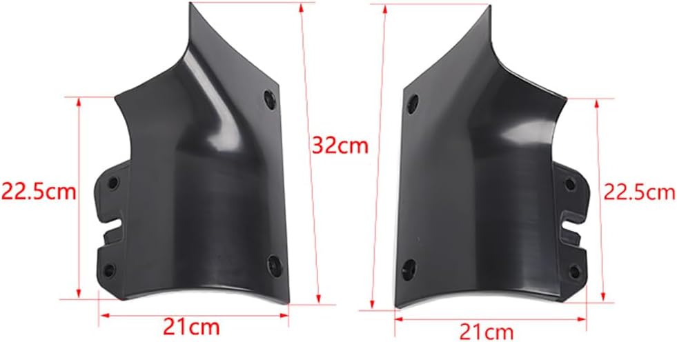 Cowl Body Armor Outer Cover Engine Hood A-Pillar Corner Cowling Covers Guards for Jeep Wrangler JL Gladiator JT 2018-2025 Exterior Accessories (Right + Left)