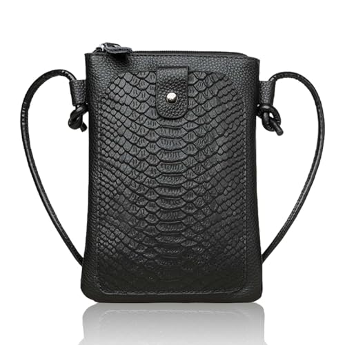 Eclove Bolso Bandolera Mujer, Pequeño Bolso de Teléfono Móvil con Compartimentos y Bolsillos con Cremallera para Mujer y Niñas, Mini Bolso de Hombro para Viaje, Compras y Uso Diario