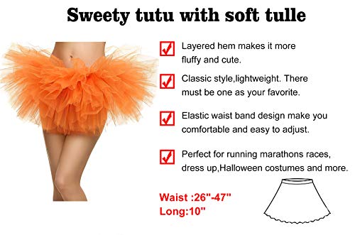 Simplicity Women's Classic 5 Layered Tulle Tutu Skirt - Image 3