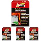 Flower - Deshollinador Líquido OKFuego 10x5 ml | Mejora Rendimiento en Estufas de Gasoil | Elimina Hollín | Ideal para Chimeneas, Único (Paquete de 4)