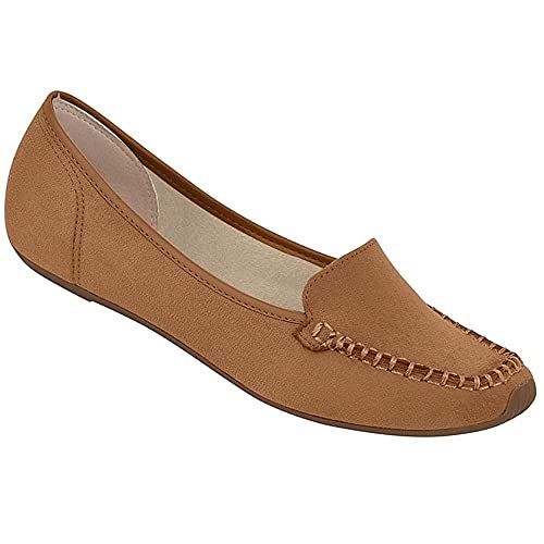 Sapatilha Feminina Moleca 5252.207 Napa Marrom 39