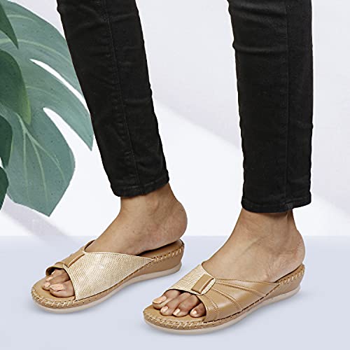 Image of SIRDENILL Women Comfortable Cushioned soft sole Doctor Slipper Sandal