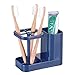 iDesign InterDesign Bathroom Toothbrush and Toothpaste Stand/Holder and Medicine Cabinet Organizer, Navy Med+ Dental Center
