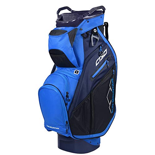 Sun Mountain Golf C-130 Sac de Golf Noir/Bleu Marine/Bleu Cobalt