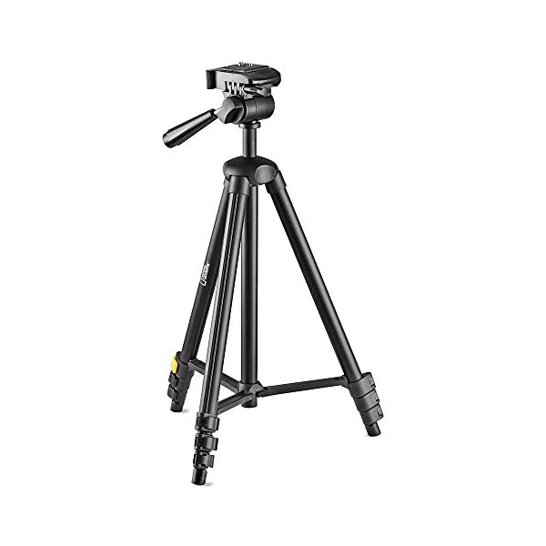 National Geographic Fotostativ-Kit, klein, 3-Wege-Kopf, Schnellwechselplatte, 4 Beinsegmente, Klemmverschluss…