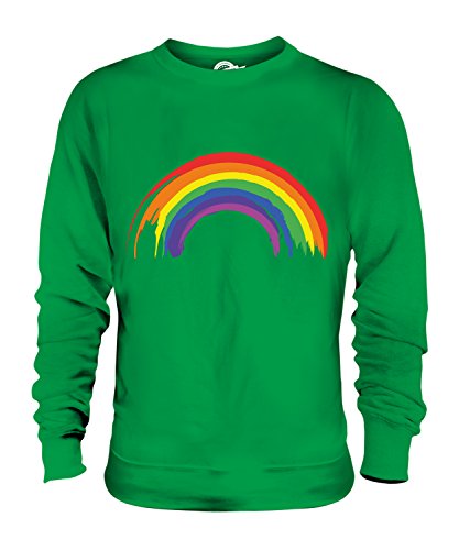Candymix - Painted Rainbow - Unisex Sweatshirt Mens Ladies Sweater Jumper Top, Size 2X-Large, Colour Irish Green