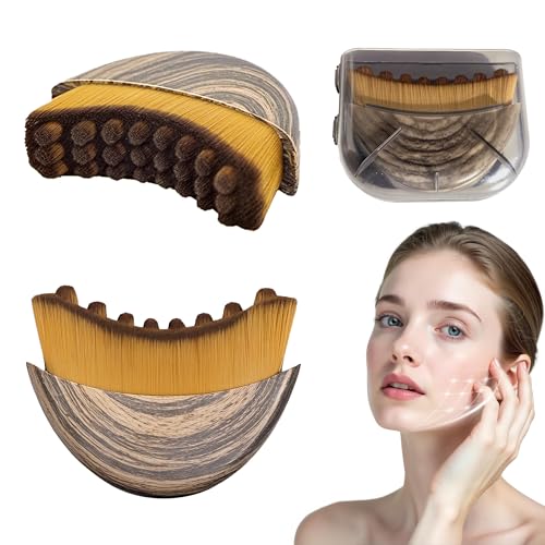 Image of New Lymphatic Contour Face Brush for Sculpting, Lymphatic Drainage Massager for Face, Ergonomically Designed to Fit The Skin Precisely and Relieve Fatigue, Improves Skin Glow & Absorption (1 Pack)