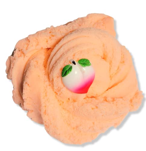 Peach Fuzz Handmade Scented Fluffy Cloud Slime 4oz - Hoshimi Slimes