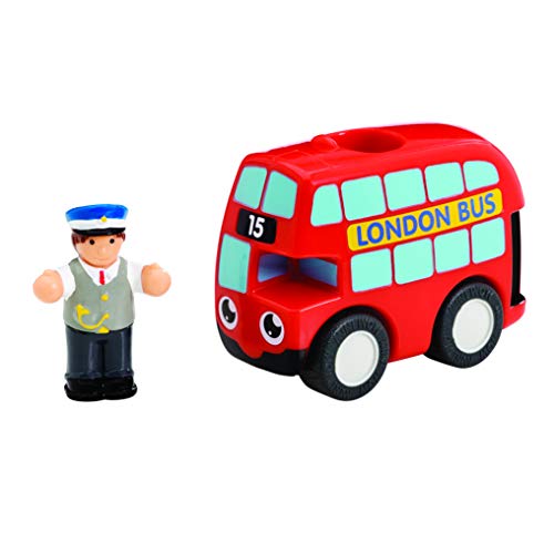 WOW Toys Red Bus Basil Juguete para el Aprendizaje