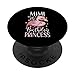 Flamingo Mimi Della Principessa Di Compleanno Corrispondente PopSockets PopGrip Intercambiabile