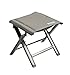 MEERWEH La Mer Mal Luxe Rembourré avec Quick Dry Foam Tabouret Pliant Tabouret de Camping fussho CKER XXL Gris