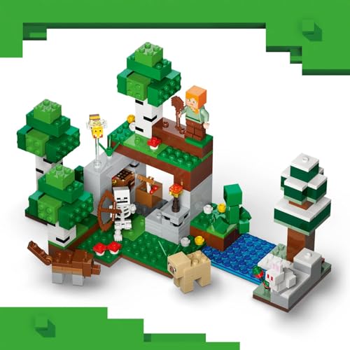 Image of LEGO Minecraft First Night Adventure Building Toy - Pretend Play Set - Gaming Merchandise - 21593