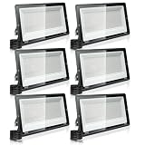 【6 pezzi】500 W faretto led esterno 50000 lm IP66 impermeabile proiettore LED per esterni, super luminoso, illuminazione esterna bianco freddo (6000 k), sicurezza spot led per stadi, fabbriche,