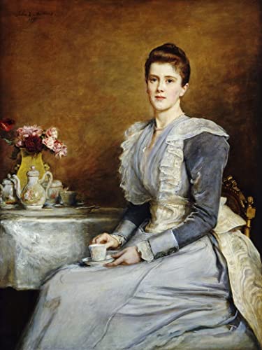 Tableau Portrait Mme Chamberlain Millais pour décoration chambre
